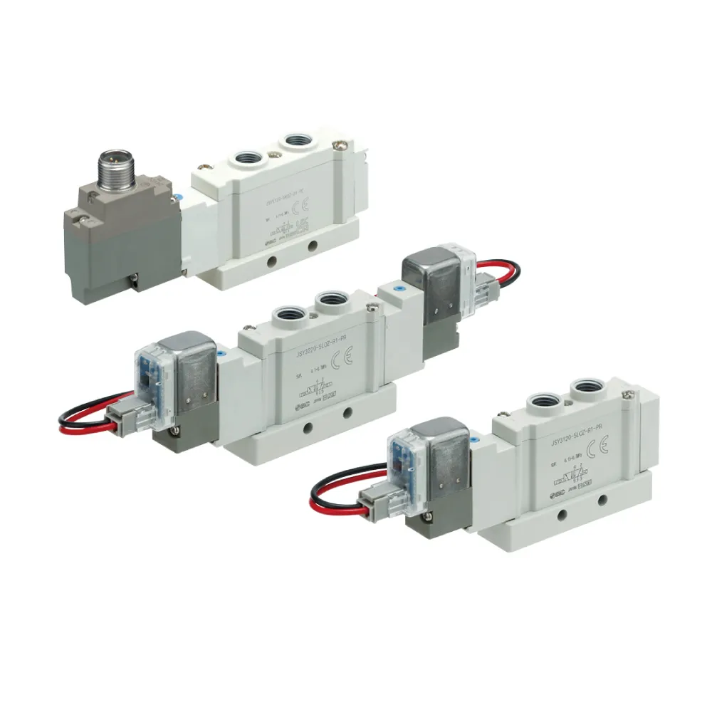 Van điện từ 5 cổng nhỏ gọn đấu nối trực tiếp - JSY1000/3000/5000
